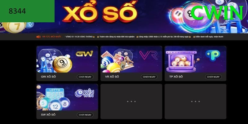 Xổ Số Online - cwin - Dành cho điện thoại cấu hình thấp
